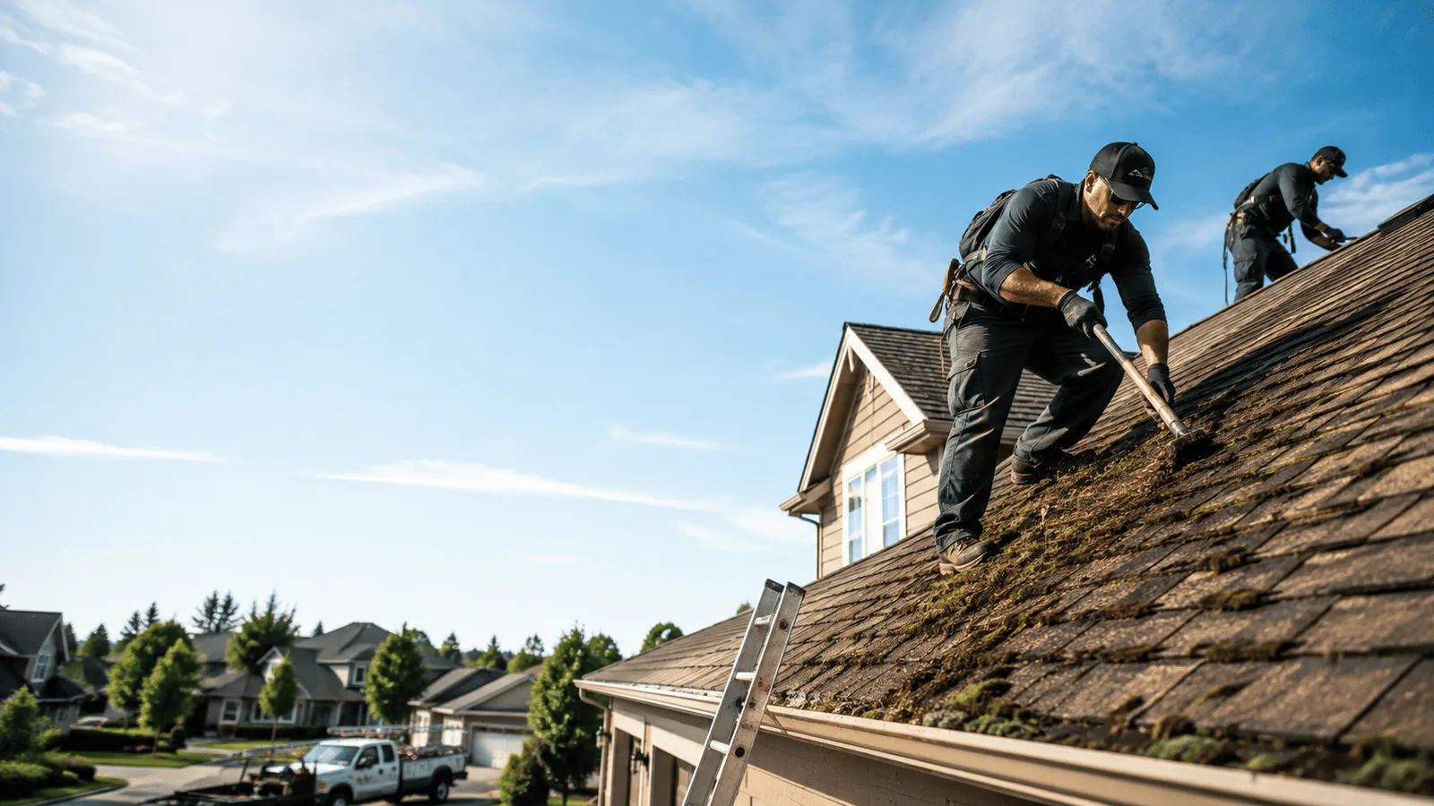 Roof Moss Removal in Bath, IL near me